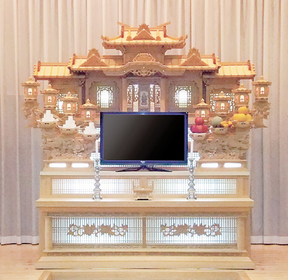 白木祭壇